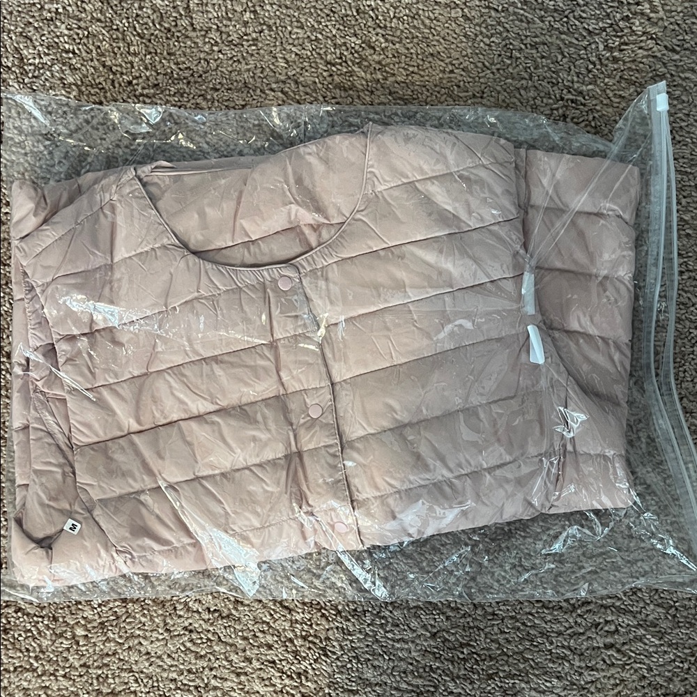 Light Pink Quilted Vest
